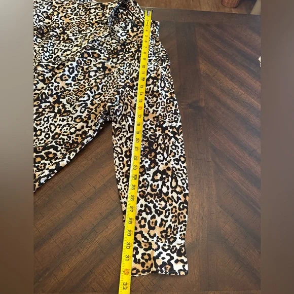 Talbots 3X Leopard Print Button-Up Shirt Casual Animal print Women’s - Picture 7 of 10